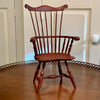 Miniature Comb-back Windsor Chair - Aged Brick Red Paint