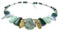 Image 1 of ONE OFF Andean Opal Fan Necklace