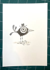 Image 2 of crow, with hat!