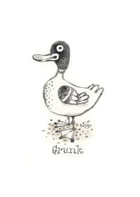 Grunk: original pencil drawing