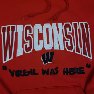 Image of Virgil Icon Hoodie Red