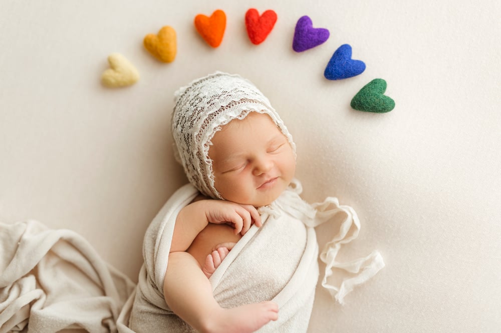 Image of Full Newborn in Studio Session