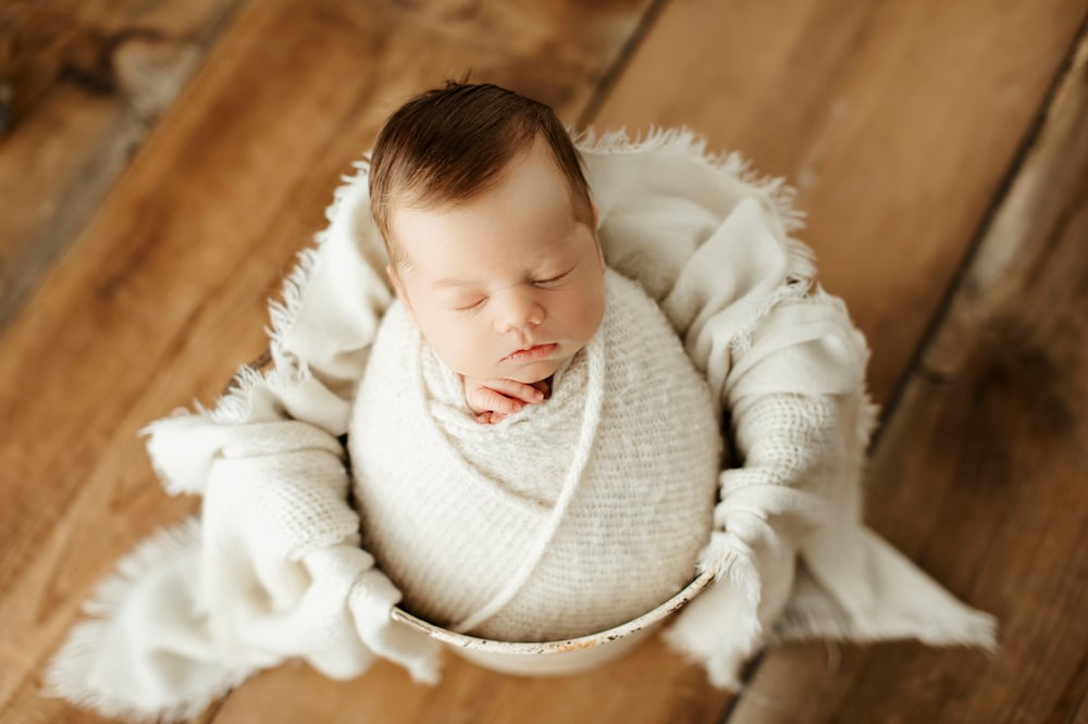 Image of Full Newborn in Studio Session
