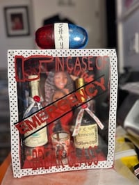 Image 1 of In Case of Emergency Shadow Box (Alcohol not included) 