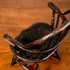 Miniature Hoop-back Windsor Chair - Aged Black Paint Image 4