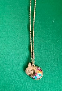 Image 1 of Ear-tipped Cat Necklace