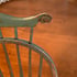 Miniature Continuous-arm with a Comb Windsor Chair - Aged Windsor Green Paint Image 2