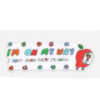 Image of I’m on my way Bumper Sticker 