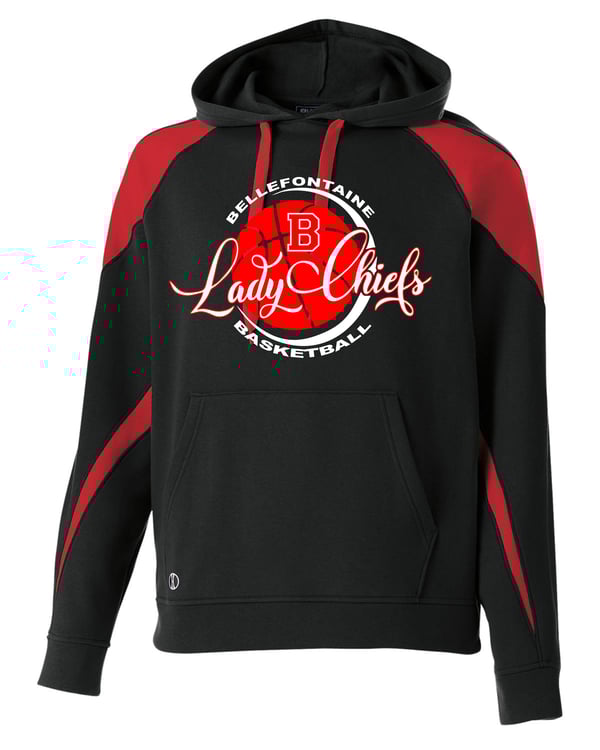 Image of Hoodie youth basketball Lady Chiefs design deadline 12/5/2022