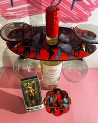 Image 1 of Wine Caddy with Matching Coasters 