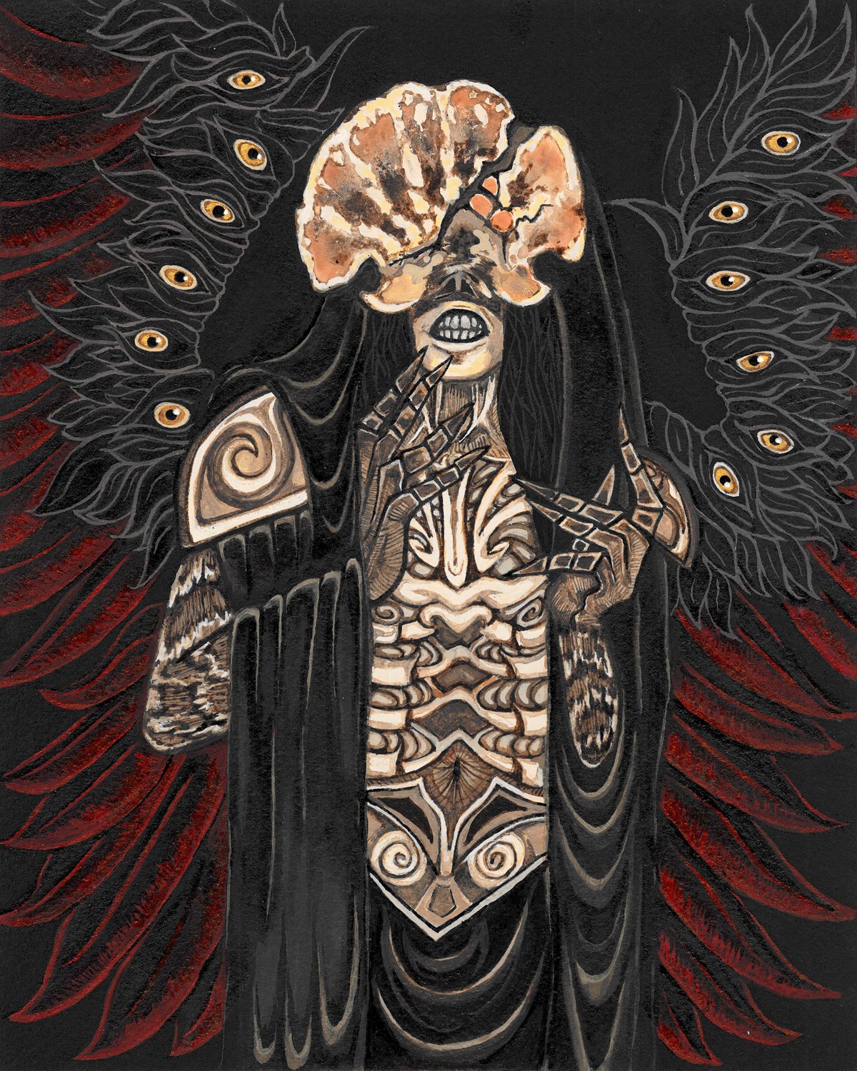 Image of Angel of Death (Hellboy II) Original 