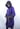 Long loooong hoodie purple cotton