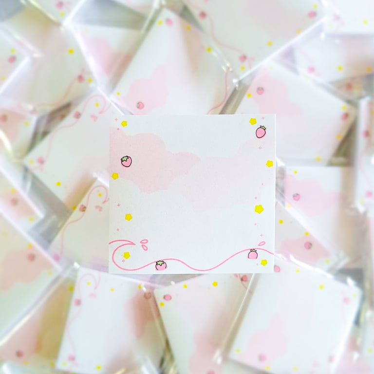 DdalgiMilk.Co Post Its 🥹😭🍓🥛✨️