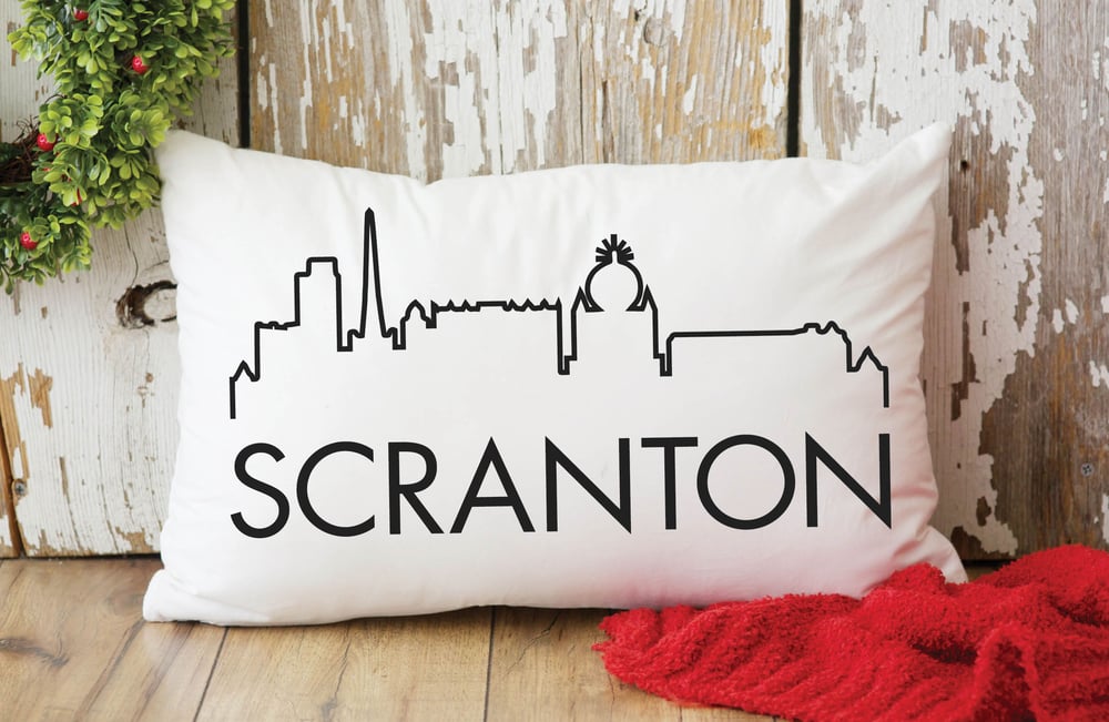 Image of Scranton Skyline pillow