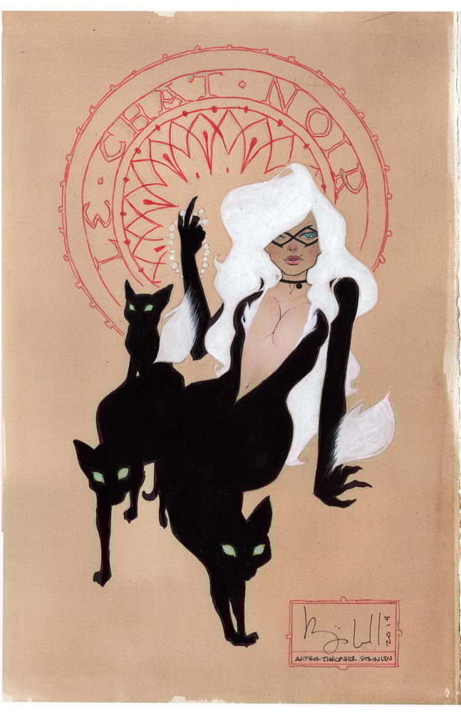 Image of PRINT: LE CHAT NOIR