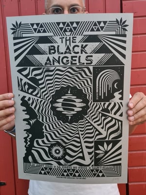 The BLACK ANGELS (Route du rock 2023) screenprint poster