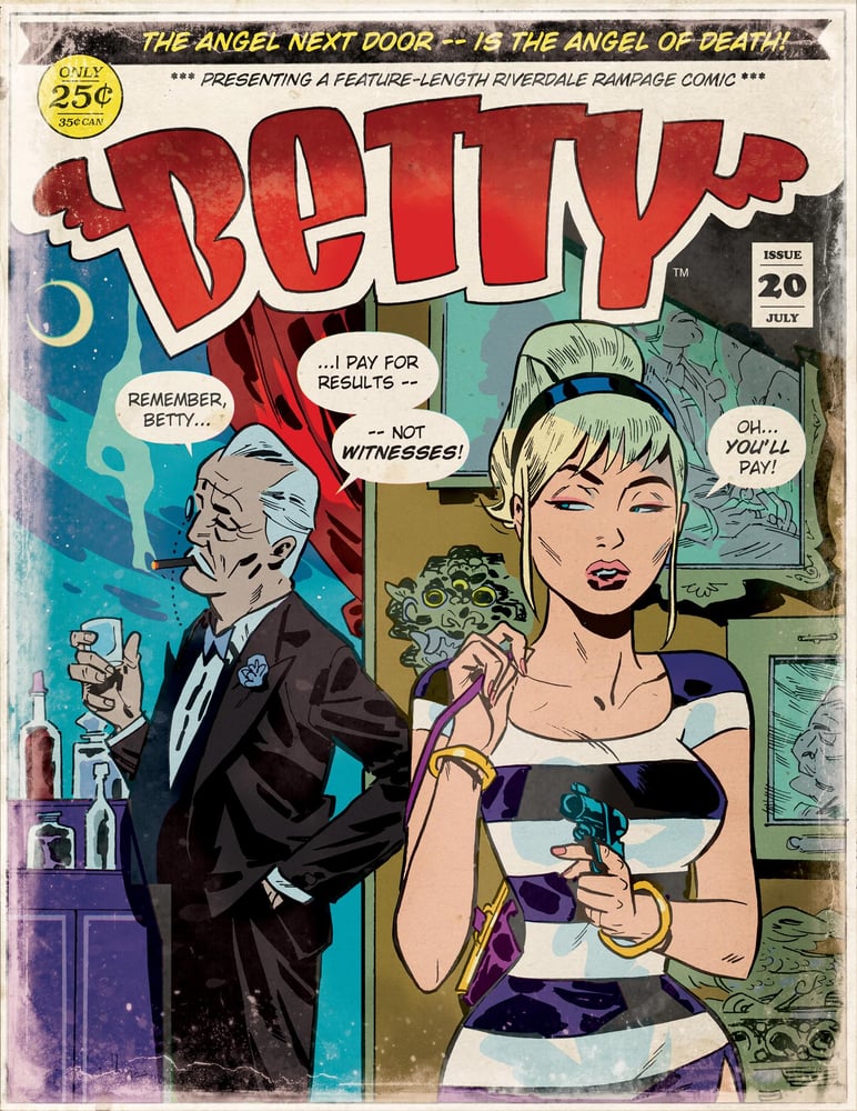 Image of PRINT: BETTY GONNA SHANK YOU
