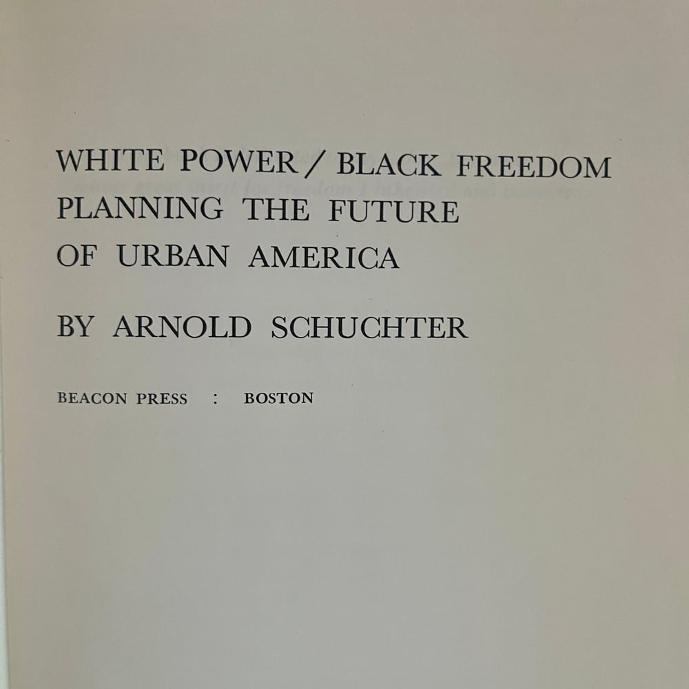 White Power Black Freedom