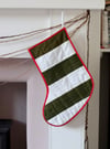 Quilted Christmas Stocking | Kale + Snow