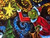 The Grinch on canvas