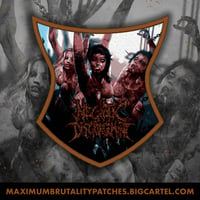 Image 1 of Necrotic Disgorgement "Documentaries of Dementia" Official Woven Patch