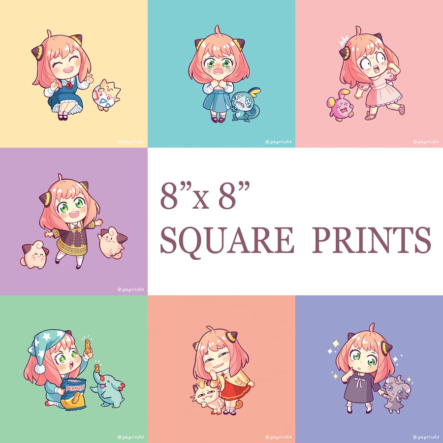 Image of Waku x Pkmn Square Prints