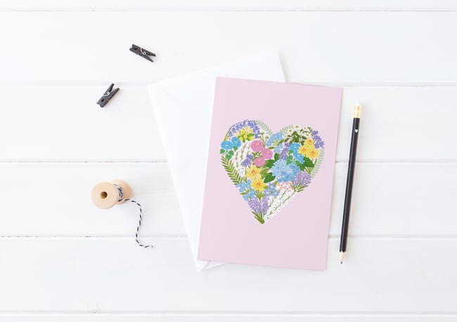 Mixed Greeting Card Set - Pack of 5