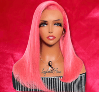 Image 1 of Pink Panther 13x4 Swiss Lace Blunt Cut Wig