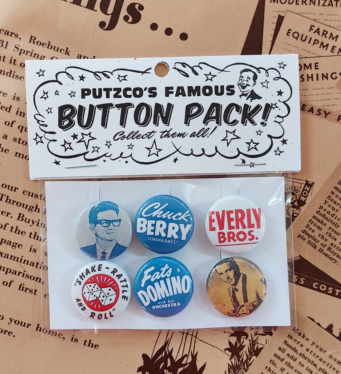 Rock & Roll BUTTON PACK | PUTZCO