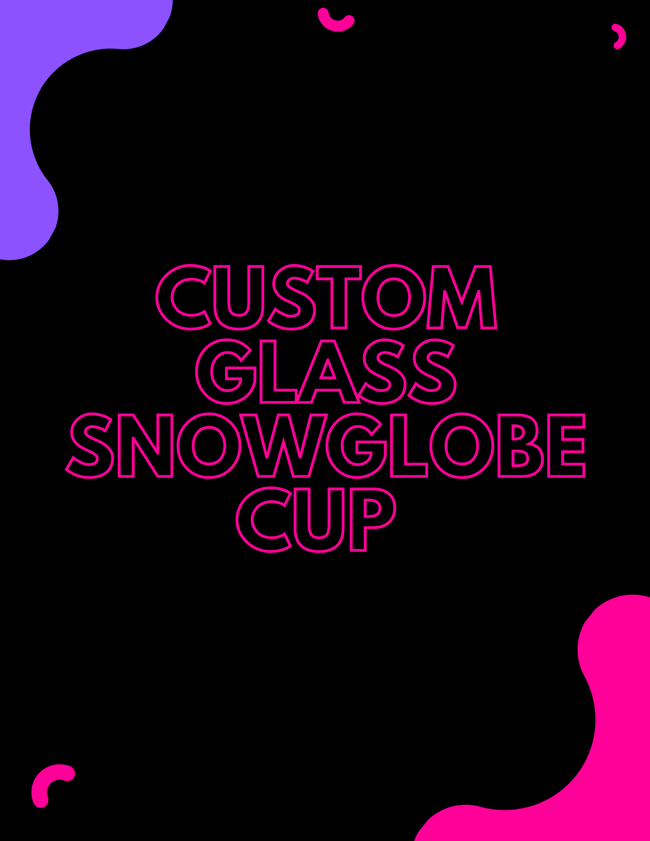 Custom Glass Snowglobe 