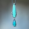 Teardrop Necklace with Diamonds