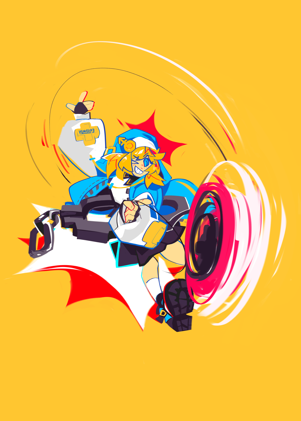 Image of Guilty Gear: BRIDGET Mini Print