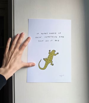 Lizard Advice - A4 print