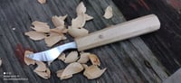 Image 2 of Bend Hook woodworking tool for spoon carving Maple handle