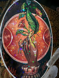 Image 3 of Earth Witch Holographic Sticker