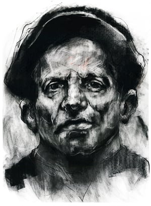 Image of Giclee Print - Of dust and darkness (The Miner)