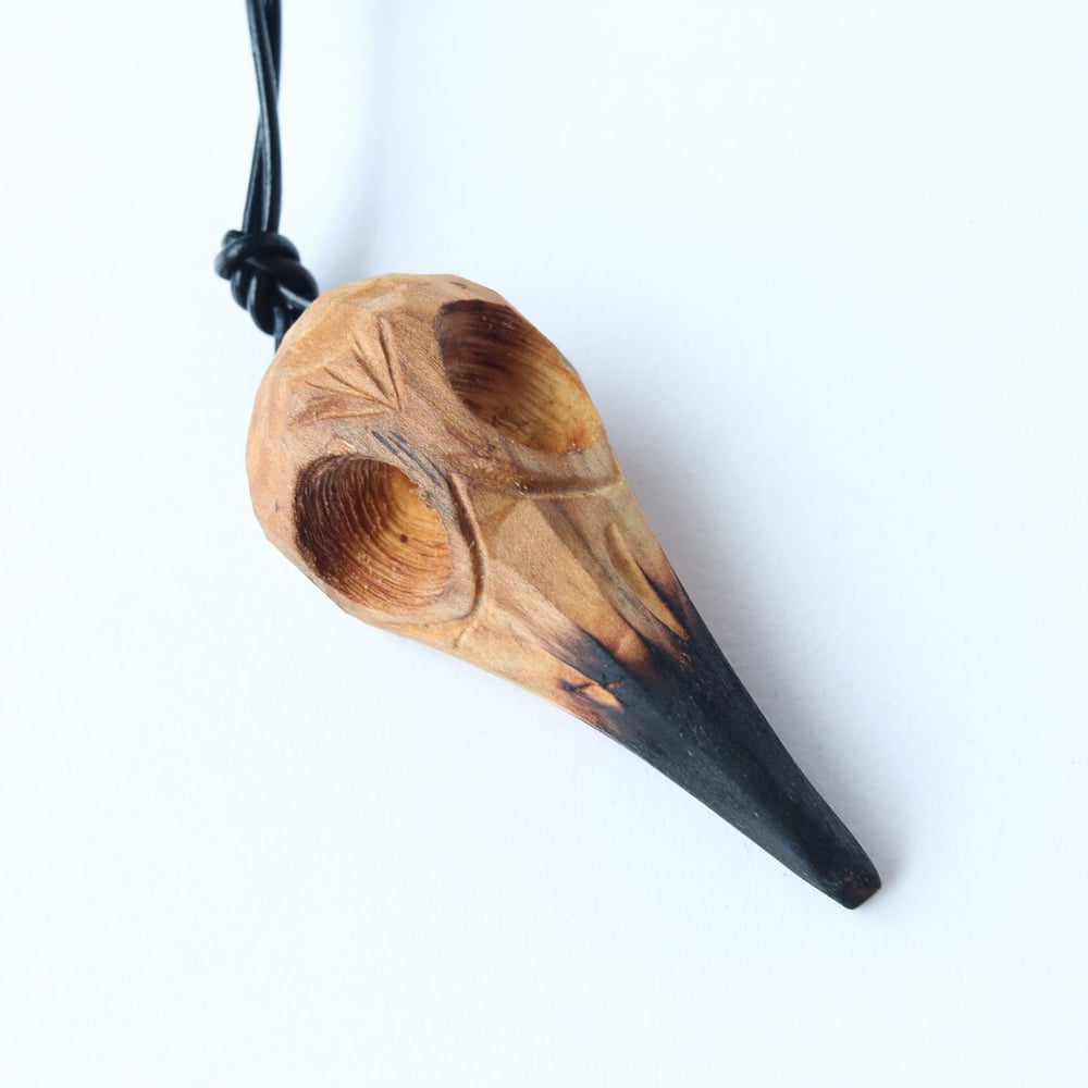 Raven skull Pendant