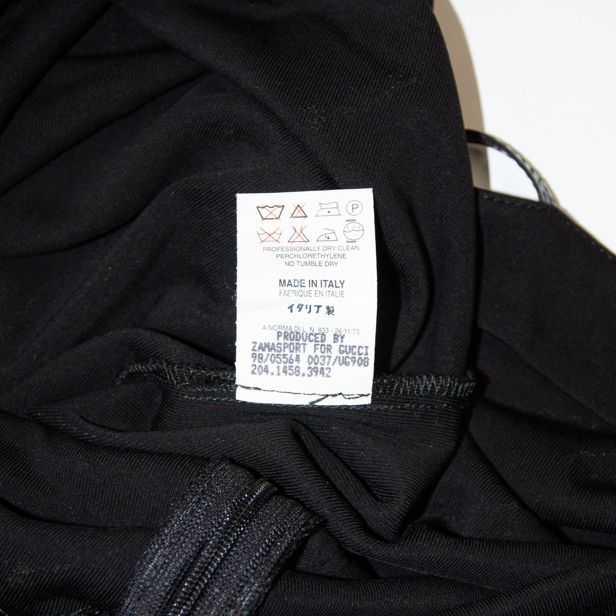 Image of Gucci by Tom Ford 1998 Black Leather Strap Dress