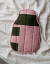 QUILTED MINI HOT WATER BOTTLE | KALE + ROSEHIP 02