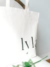 PERSONALIZED CANVAS TOTE WITH OUTER POCKETS 