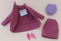 Image 5 of Barbie Barbie - Rare Japan Reproduction - Mauve Suit with Hat