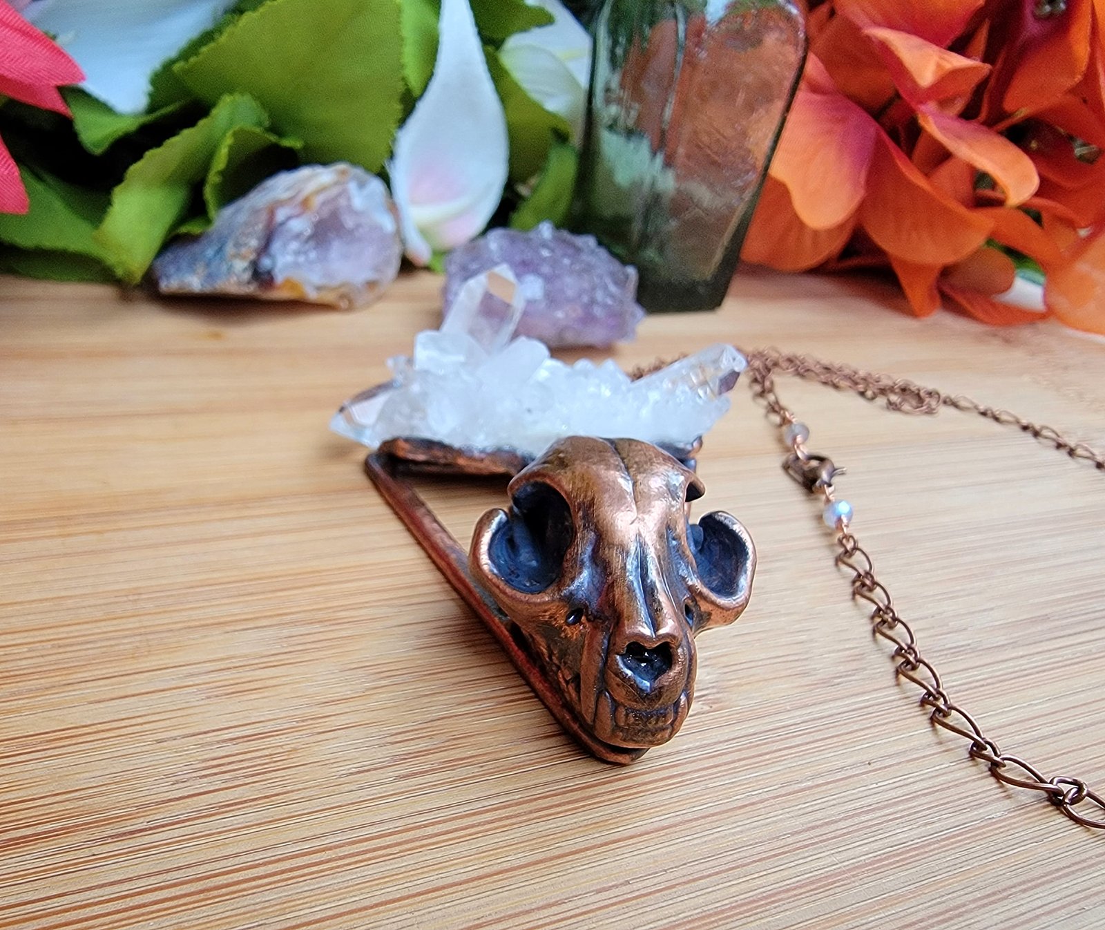 Tips on turning this rat skull into a necklace pendant? : r/Taxidermy