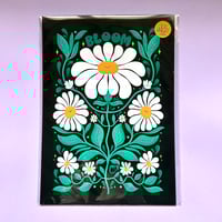 Image 2 of A3 Flower Bloom Pattern Dark