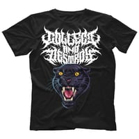Image 1 of Collect & Destroy Black Metal Panther Shirt — Available Now! Follow Link to Apparel Shop