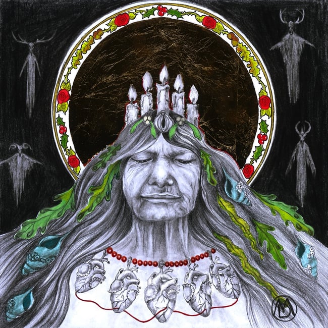 Cailleach Five Chambers - Art Print By Dee Mulrooney