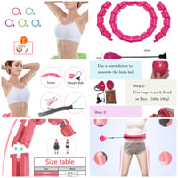 Adjustable Hula Hoop waist Fitness Hoop