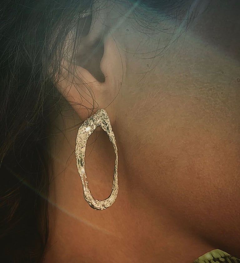 The Hydra Earrings Silver and Gold Image 2