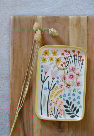 Image of BANDEJA DE CERAMICA PINTADA A MANO - 35