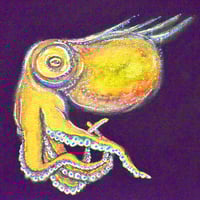 Golden Octopus -PRINT