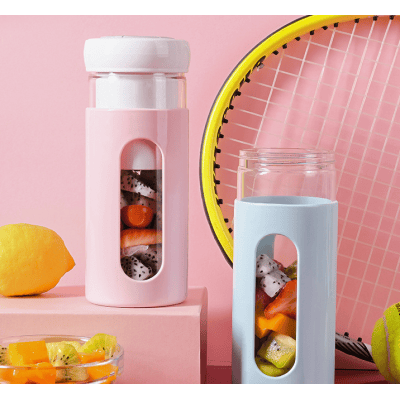 Image of Portable Blender Electric Fruit Juicer USB Rechargeable Smoothie Blender Mini Fruit Juice Maker Hand